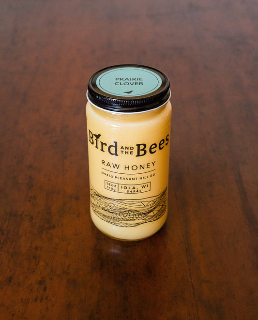 Miel de trébol de la pradera