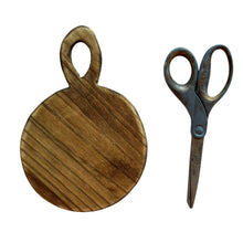 Load image into Gallery viewer, 6&quot; Mini Classic Circle Wooden Paddle: Provincial