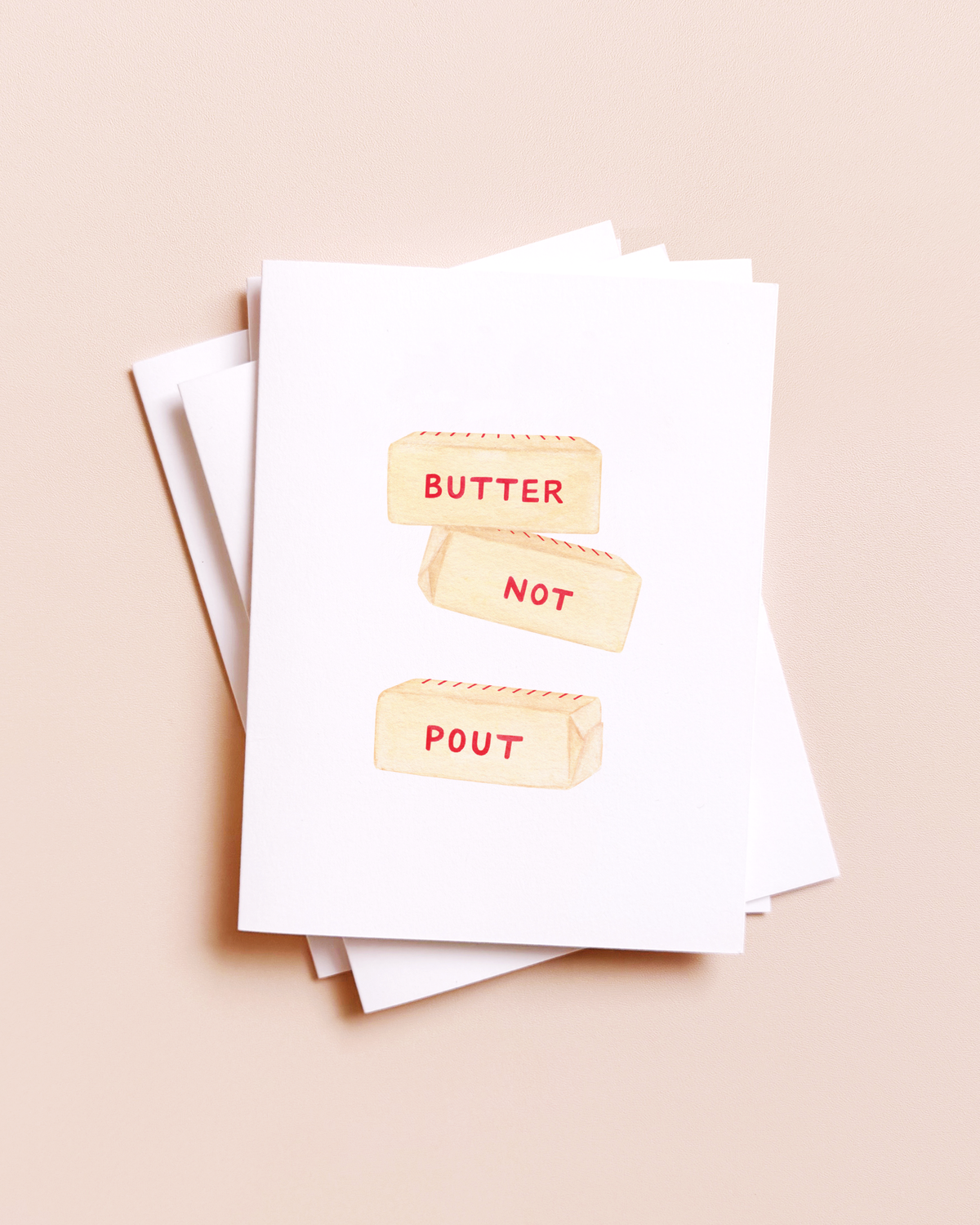 Better Not Pout — Funny Butter Lovers Christmas Card