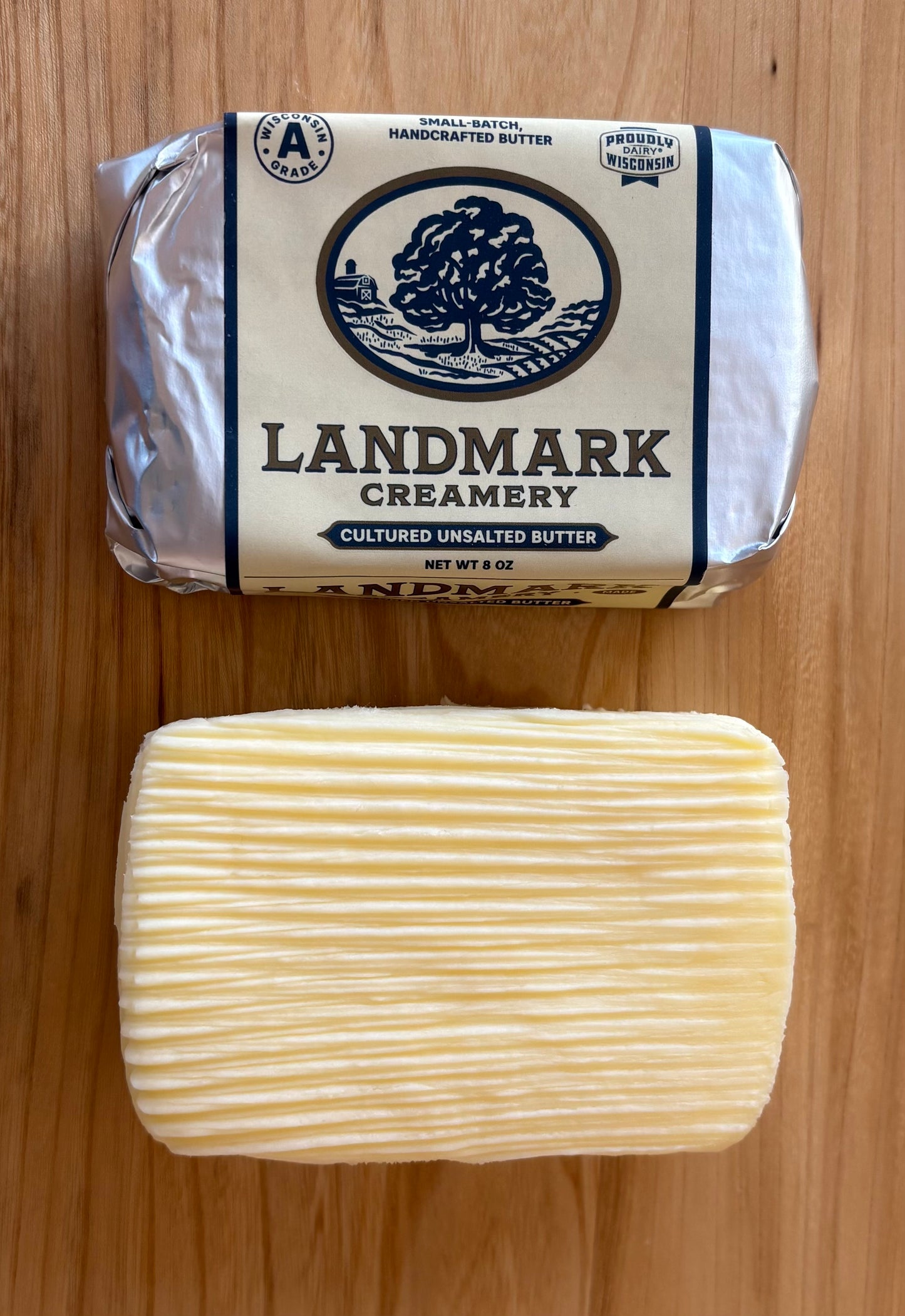 Beurre de culture salé Landmark Creamery 8 oz