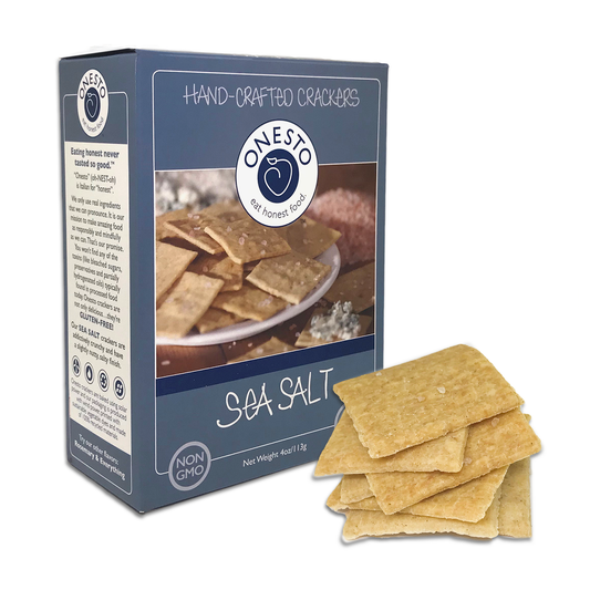 Onesto Gluten-Free Sea Salt Crackers