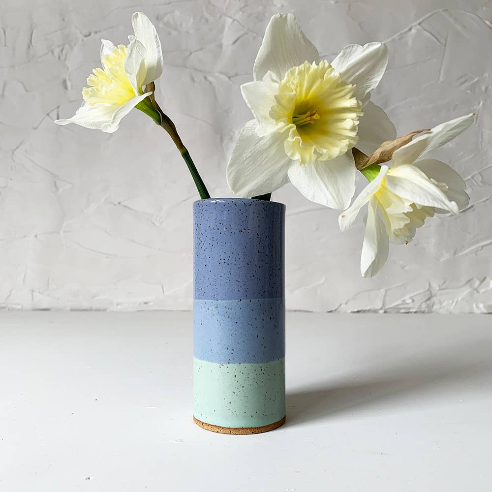Stoneware Bud Vase - Available in Assorted Colors