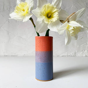 Stoneware Bud Vase - Available in Assorted Colors