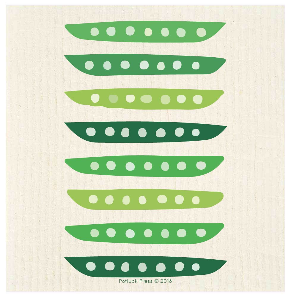 Potluck Press Tall Trees Swedish Dishcloth